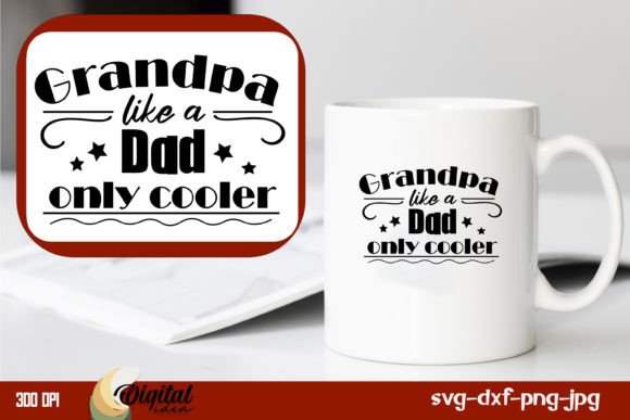 Grandpa Cooler: A Graphic Design Asset for Crafts and Creative Projects