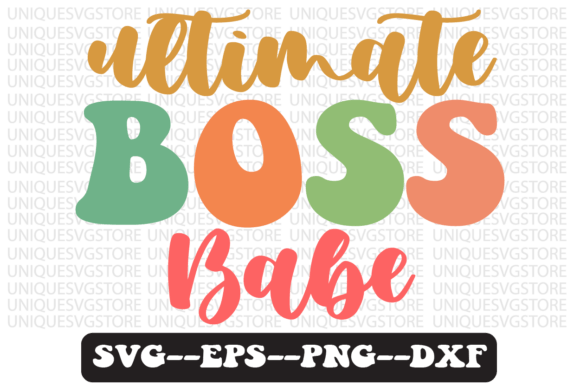 Ultimate Boss Babe Retro Svg Design: Graphics & Crafts Review